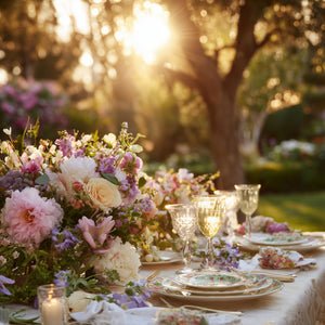 Garden Party Soy Blend Candle with Wood Wick
