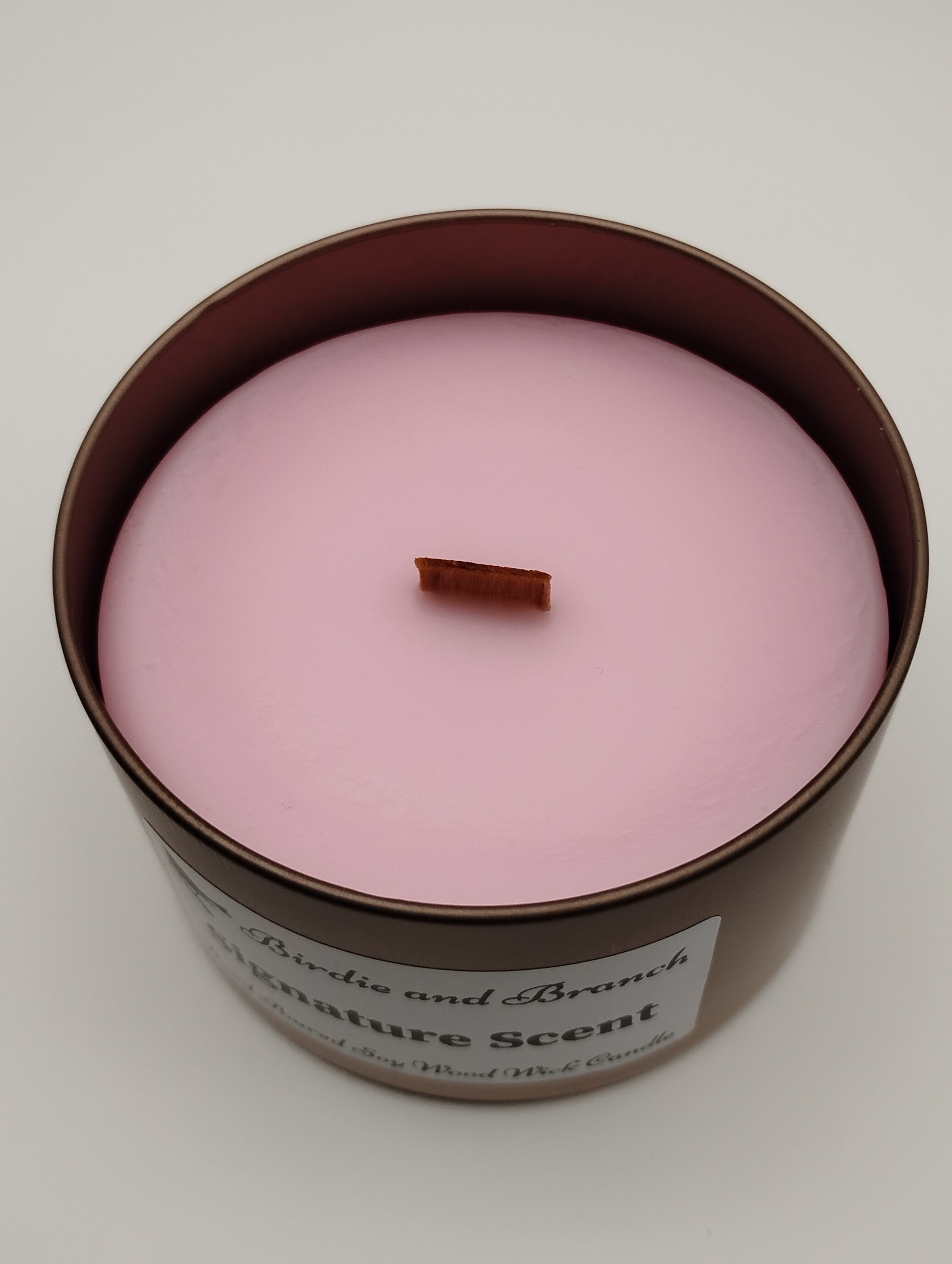 Signature Scent 8 oz. Hand Poured Wood Wick Candle