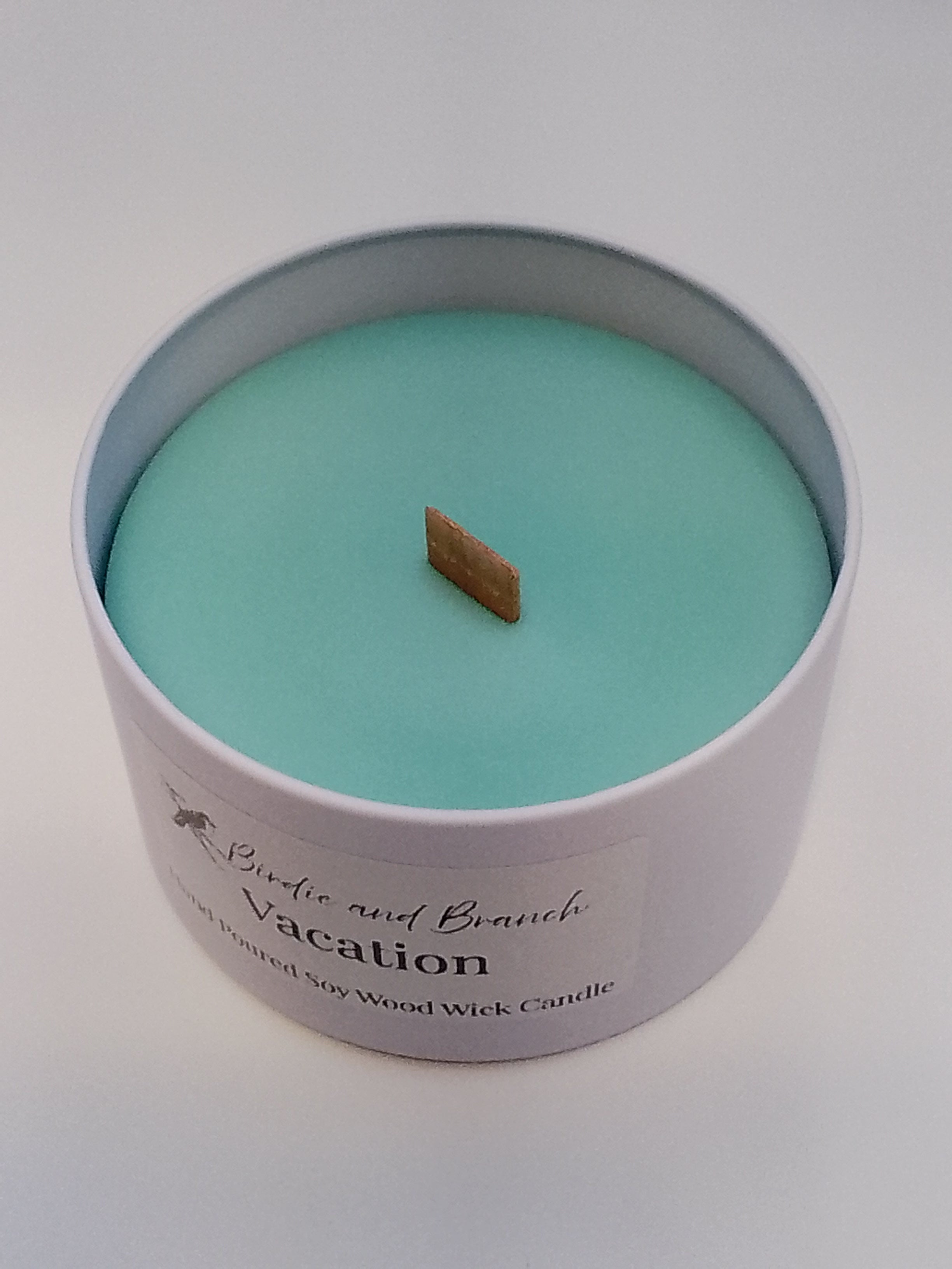 Vacation 8 oz. Hand Poured Wood Wick Candle
