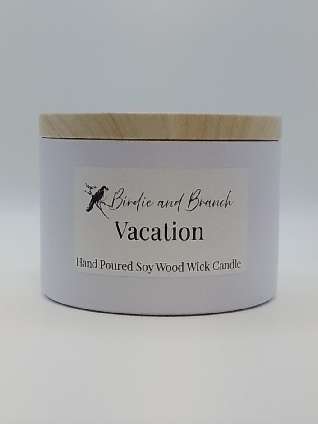 Vacation 8 oz. Hand Poured Wood Wick Candle