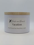 Vacation 8 oz. Hand Poured Wood Wick Candle