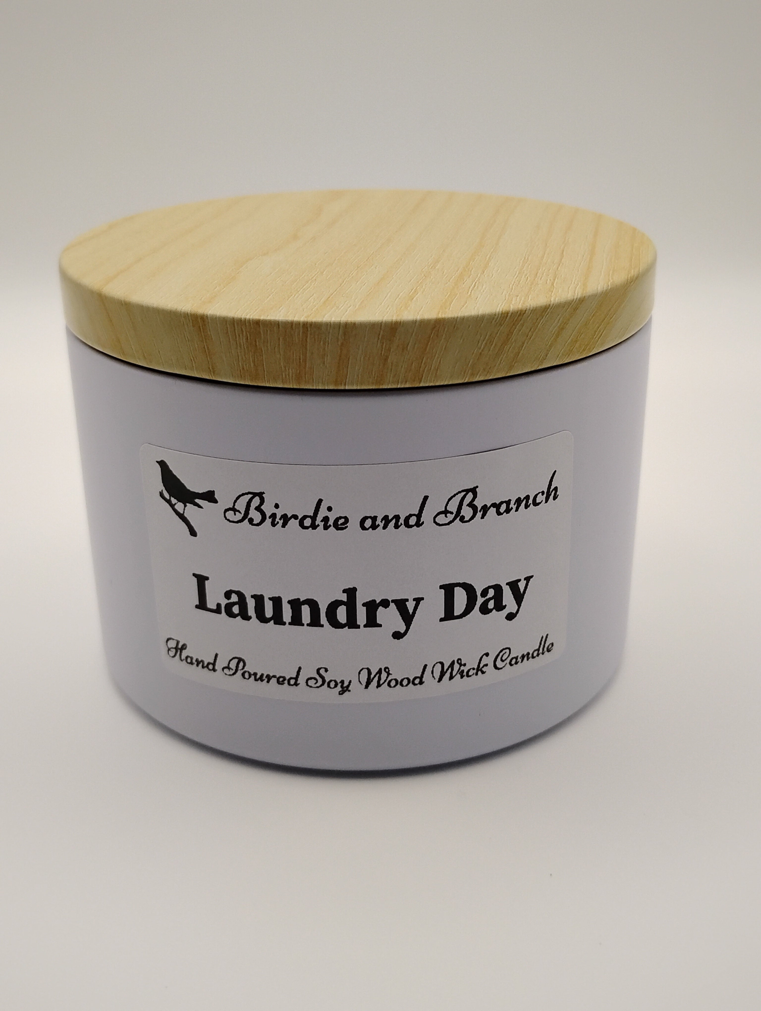 Laundry Day 8 oz. Hand Poured Wood Wick Candle