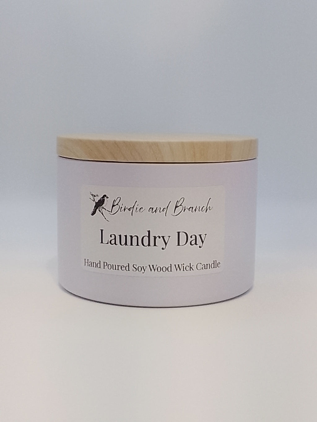 Laundry Day 8 oz. Hand Poured Wood Wick Candle